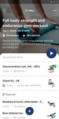 RBC Workout android App screenshot 1